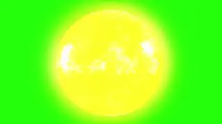 green screen sun effects