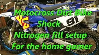 1:11 Rear Shock Nitrogen Filling at Home. All the stuff needed to do on our Motocross Dirt Bikes.