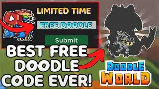 DOODLE WORLD - NEW EPIC FREE DOODLE CODE EVER! REDEEM ASAP - ROBLOX
