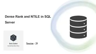 Understanding Dense Rank and NTILE | SQL Server
