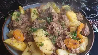 Картошка с мясом в банке