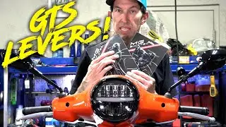 How to Replace and Upgrade Levers on a 2023 Vespa GTS 300 HPE2 Supersport to Black Levers