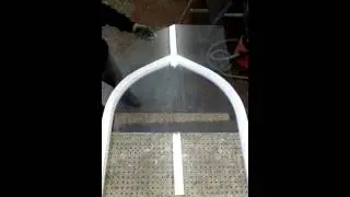 Cutting glass for Lancet wooden storm windows