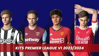 PES 2017 Kitpack Premier League V1 2023/24 - Compatible With All Patch
