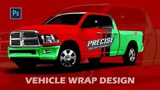 How to Create Vehicle Mockup in Photoshop | Vehicle Graphics | Wrap Design
