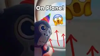 First Gorilla Tag Plushie On A Plane! 😧 