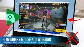 Google Play Game's Emulator Mouse Lock\Unlock Button Not Working Fix 2024