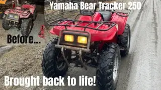$500 Neglected Yamaha Bear Tracker 250 ATV Resurrected - Way Too Much Work! Making Huge Trade Deal