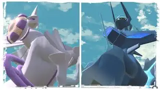 Origin Form Dialga and Palkia signature moves! | Roar Of Time and Spacial Rend