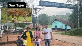 Saw Tiger in Nagarhole Tiger Reserve | Iruppu Water Falls Coorg | Coorg to Bangalore Road Trip