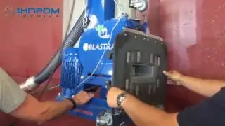Дробеструй БЕТОННЫХ стен и стали 200VMB Blastrac