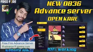 New ob36 advance server opening problem | Ff activation code problem | advance server open problem
