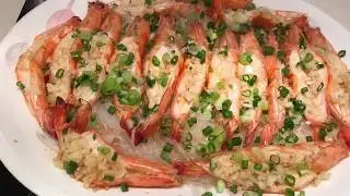 Steamed Garlic Shrimp with Vermicelli