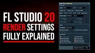 FL Studio 20.1.1 All Render Options Fully Explained | How To Render Audio