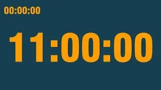 11 hour timer (with end alarm, time elapsed and progress bar)