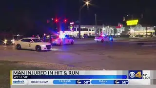Motorcyclist injured in hit-and-run on Indy’s west side