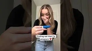 Finding out that I’m pregnant ♥️ #shorts