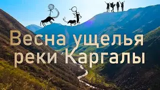 Водопад Узын Каргалы (Фабричный): наскальные рисунки, речной каньон, дикие животные. Поход в горы.