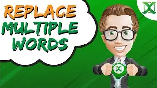 Excel - Replace multiple words | Power Query 07