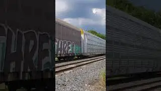 CP 8717 leads CPKC 137 West at Dobbie Rd. (Cambridge, Ontario)
