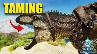 ACROCANTHOSAURUS taming and ability official version | Ark Ascended