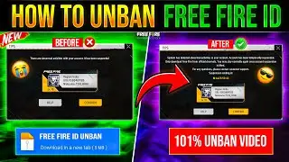 free fire id unban kaise kare | free fire I'd unban | how to unban free fire id
