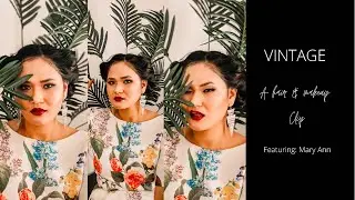 Vintage inspired hair and makeup clip || Darling Bilsborow Photography