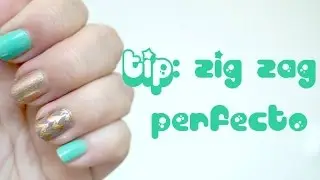 TIP: cómo hacer zig zag perfecto en las uñas