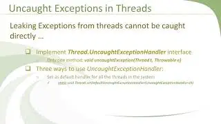 Handling Uncaught Exceptions For Every Thread : Efficient Java Multithreading with Executors