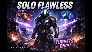 SOLO FLAWLESS TURRET ONLY PROPHECY DUNGEON - DESTINY 2