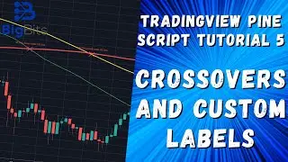TradingView Crossovers and Custom Labels - Pine Script Tutorial 5
