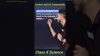 How to find number of covalent bonds in a compound|Carbon and its Compounds||Class 10 Science