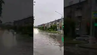 #потоп #новокузнецк #ураган #вода #дождь #automobile