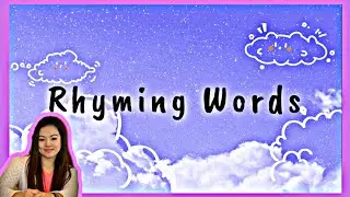 RHYMING WORDS WITH SIMILAR ENDING SOUND | Cher Ey Bi Si