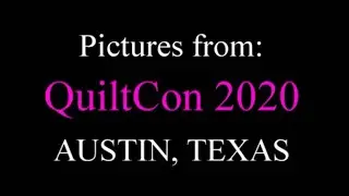 My Pictures from QuiltCon2020 in Austin, Texas!