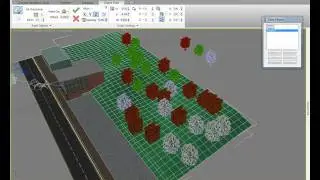 3ds Max Design 2011 - Object Paint Functionality