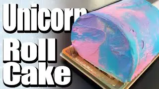 What color？？" Unicorn Roll Cake" | Japan