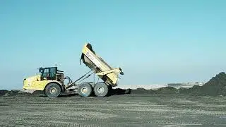 CAT 745 DUMPER SIDE DUMPING