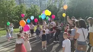 Ульянкен выпускной!!!Часть 12!!! Запуск шариков в небо!!!!!!!