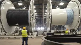 Perfectly Welding Skillful For Connecting Huge Power Cables | Production Process Inside The Factory