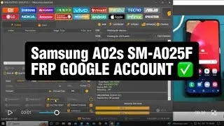 Samsung A02s SM-A025F FRP GOOGLE ACCOUNT bypass with UNLOCKTOOL