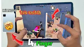 🥵1v4 Clutchs in Bgmi XIAOMI PAD 6 Gameplay Sumsung J2,J3,J4......