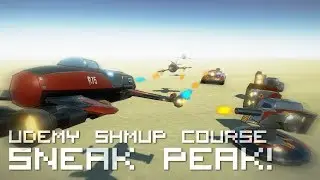 Udemy Shmup Course (C#) - Sneak Peek