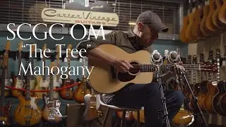Santa Cruz OM Custom 2021, "The Tree" Mahogany & Adirondack Spruce | Bill Cooley