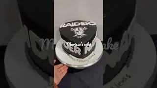 Raiders cake. 