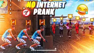 Crazy No Internet Prank Turns Into EMOTE CHALLENGE😂 100000 Diamond Challenge - Free Fire
