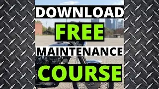 FREE Motorcycle Maintenance Course