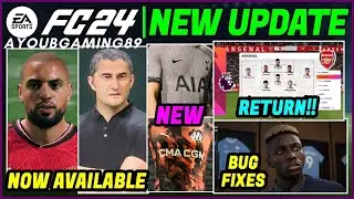 EA FC 24 Title Update 3 | New Faces , Kits + Squad File