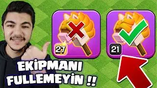 EQUIPMENT IS AT LEAST THE HIGHEST LEVEL!! NO NEED TO FULLY UPGRADE IT!! - Clash Of Clans
