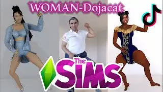 WOMAN dojacat - SIMS4 REALISTIC TIK TOK ANIMATION. 